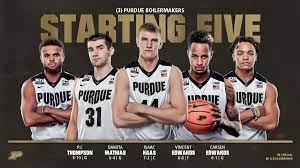 Purdue Starting 5 In 2017 2018 College Sports Graphics Sports Graphic Design Sport Inspiration