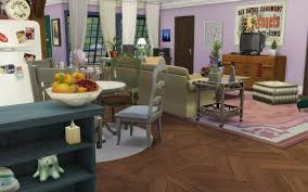 Friends Appartement Monica Salon Maison Sims Sims Maison