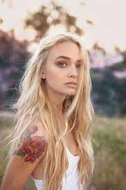 50 Peony Tattoo Designs And Meanings Cuded Hair Styles Peach Hair Dye Pink Hair