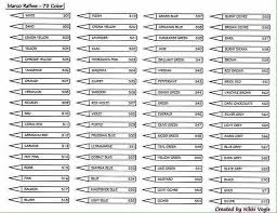 Cra Z Art 72 Colored Pencils Color Chart Www