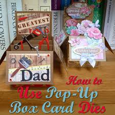 Well now you can ……this is how. How To Use A Pop Up Box Card Die