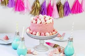 Learn how to make a homemade pink velvet cake covered in a thick layer of stabilized whipped cream and fresh raspberries. Ombre Torte In Pink Backen Einfaches Rezept