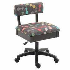 A tanning bed room transformed with craft room chairs and a craft room desk and a craft room you see milk glass and wooden chairs and tables and an old vintage sign and your heart starts to. 10 Best Sewing Chairs For Comfortable Crafting In 2021