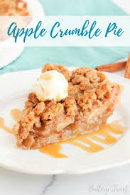 Apple Crumble Pie Buttery Sweet Recipe Pie Crumble Apple Crumble Pie Apple Pie Recipes