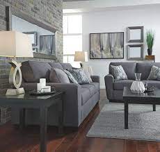 Calion Loveseat Gunmetal Ashley Furniture Living Room Grey Sofa Living Room Blue Living Room Decor