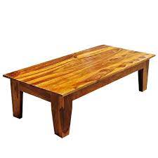 Large solid wood coffee table. Kenosha Solid Wood Large Rectangle Coffee Table
