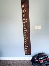 diy ruler growth chart for half the cost of retail