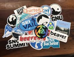 Ski Snowboard sticker pack