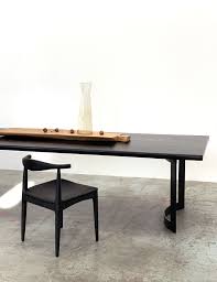 Copenhagen Chair Black Ash Live Edge Dining Table Dining Table Black Modern Dining Table