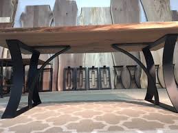 28 Inch Tall Steel Grande Dining Table Base Set Dining Table Legs Flat Black Powder Coat 28 Inch T Dining Table Bases Slab Dining Tables Dining Table Legs