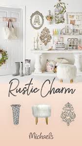 Check out our furniture and home furnishings! We Are Loving These Rustic Charm Accents Find Home Decor Inspiration At Michaels Rustic Charm Decor Home Decor Inspiration Decor Inspiration