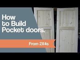 Let me start at the beginning, our new house is much larger than anywhere else we've. How To Build Pocket Doors From 2x4s Youtube