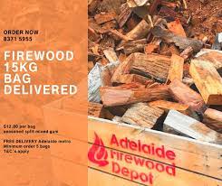 The trees can provide a fairly staple wood holder for a cord of wood most of the time, however, when the wind blows, trees tend to sway and that usually results in an unorganized firewood heap. Adelaide Firewood Depot Home Facebook