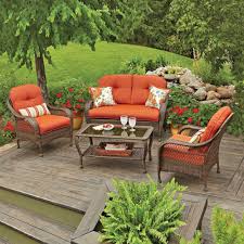 Patio Conversation Set 4 Piece Outdoor Wicker Furniture Loveseat Table Chairs Pc Outdoor Patio Furniture Sets Conversation Set Patio Outdoor Furniture Sets