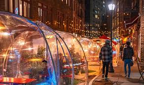 The film was produced by victoria gregory's new black films. Bubbles Cabins And Yurts 25 Of The Most Creative Outdoor Dining Setups In Nyc Secret Nyc