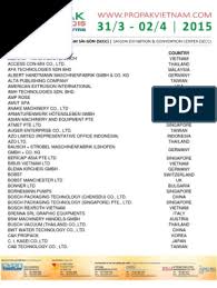 Ppv15 List Of Past Participant Business Companies