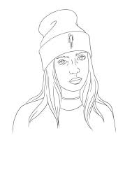 Download Billie Eilish Coloring Pages Coloring Home