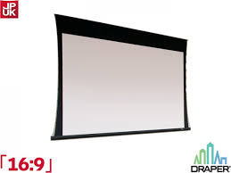 Screen positioning adjustment is dead on! Draper Access Fit Series V 16 9 Ratio 2 3m Ceiling Recessed Projector Screen 140070 Tab Tensioned