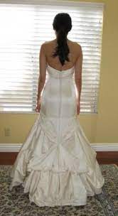 How Are You Bustling Your Mermaid Or Trumpet Gown Weddingbee Wedding Gown Bustle Wedding Dress Bustle Wedding Dress Train Bustle