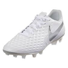 Nike Tiempo Legend 8 Academy Fg Soccer Cleat White Chrome Silver Platinum 5 5 Soccer Cleats Nike Womens Soccer Cleats Soccer Cleats