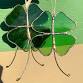 Make Your Own Stained Glass 4 Leaf Clover Lucky Charm! (Saturday Afternoon)