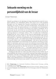 Sherlock holmes und die sieben zwerge (1992) e06. Pdf Seksuele Vorming En De Persoonlijkheid Van De Leraar