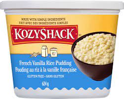 I like that it comes in single serving sizes so i don't eat the entire large container! Kozy Shack French Vanilla Rice Pudding Walmart Canada