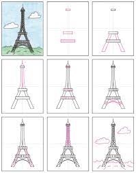 The eiffel tower was named after gustave eiffel, whose company was in charge of the project. How To Draw The Eiffel Tower Art Projects For Kids
