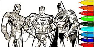 Justice league coloring pages | how to draw superman batman flash and aquaman for kids. 10 Best Batman Coloring Books For Kids Adults Batman Factor