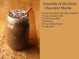 Chocolate Mocha Smoothie Click For Juice Plus Complete Recipe Kathleen Hughes Juice Plus Juice Plus Complete Juice Plus Shakes
