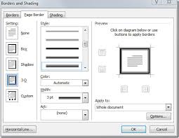Select the labels option in the top left of the mailings tab. How To Insert Page Borders In Word 2010