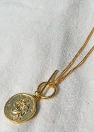 Medusa Greek Gold Coin Gold Vermeil Necklace L Amour De Etsy In 2020 Coin Necklace Gold Coin Necklace Coin Pendant