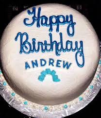 Happy Birthday Birthday Cake Similar Foods Happy Birthday Andrew Cake Birthday Cake Cake Designs Birthday