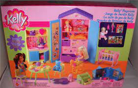 It's a day at the carnival & kelly doll and her friends can ride around on the carousel! Barbie Kelly Playroom Miracle Baby Uno Little People Zoo 2002 New In Box Ebay Miracle Baby Barbie Sets Barbie Doll Accessories