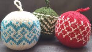 Knitted christmas lights ornaments pattern. Knitted Christmas Ornaments A Kit Yarns Untangled