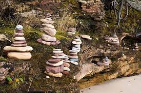 Rock Cairn Garden Stone Decor Rock Cairn Stone Cairns