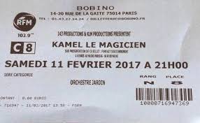 Billet Du Spectacle De Kamel Le Magicien Picture Of Theatre Bobino Paris Tripadvisor