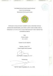 PENGARUH KOMITE AUDIT, DEWAN KOMISARIS INDEPENDEN, DAN OPINI AUDIT TAHUN  SEBELUMNYA TERHADAP AUDITOR CHOICE PADA PERUSAHAAN YANG