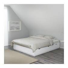 Https Www Ikea Com No No P Nordli Seng Med Skuffer Hvit 00349849 Ikea Bed Frame With Storage Ikea Bed Bed Storage