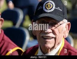 Dean Whitaker, former Prisoner of War, speaks to people who attended this  years the POW/Missing in Action ceremony at Freedom Park