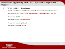 Ppt Methods To Bypass A Web Application Firewall Powerpoint Presentation Id 3587221