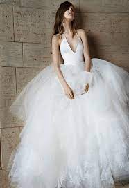 The 2021 Wedding Dress Trends You Should Know About Halter Wedding Dress Wedding Dress Trends Vera Wang Bridal