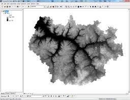 Mapping hydrologic basins from elevation models. How To Make A Simple Topographic Map In Arcgis 9 3 1 Part 1 Digital Geography