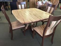 Beautiful Wormy Maple Walnut Dining Room Set Walnut Dining Room Amish Furniture Custom Made Furniture