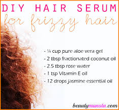 Define your curls and waves naturally with this easy homemade hair gel that can be made with or without aloe vera. Diy Hair Serum For Frizzy Hair Beautymunsta Free Natural Beauty Hacks And More