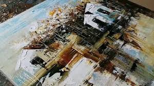 Abstract Painting Abstract Landscape 02 How To Paint Abstract Landsc Abstract Painting Abstract Painting Techniques Abstract