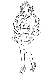 Maybe you would like to learn more about one of these? Jane From Descendants Coloring Page Free Printable Coloring Pages For Kids