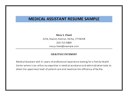 I want to improve my resume. Medical Assistant Resume Sample Pdf