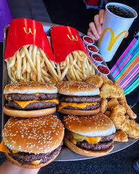 Mcdonalds Is Now Serving 100 Fresh Beef Quarter Pounder Burgers I Celebrated With 4 Double Quarter Pounders Nuggets 2 Lar Food Food Cravings Yummy Food