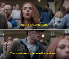 During the ceremony, hawkeye (jeremy renner) and scarlet witch. Best Captain America And Black Widow Friendship Moments